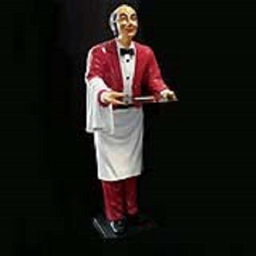Restaurant statue of waiter Baccarat